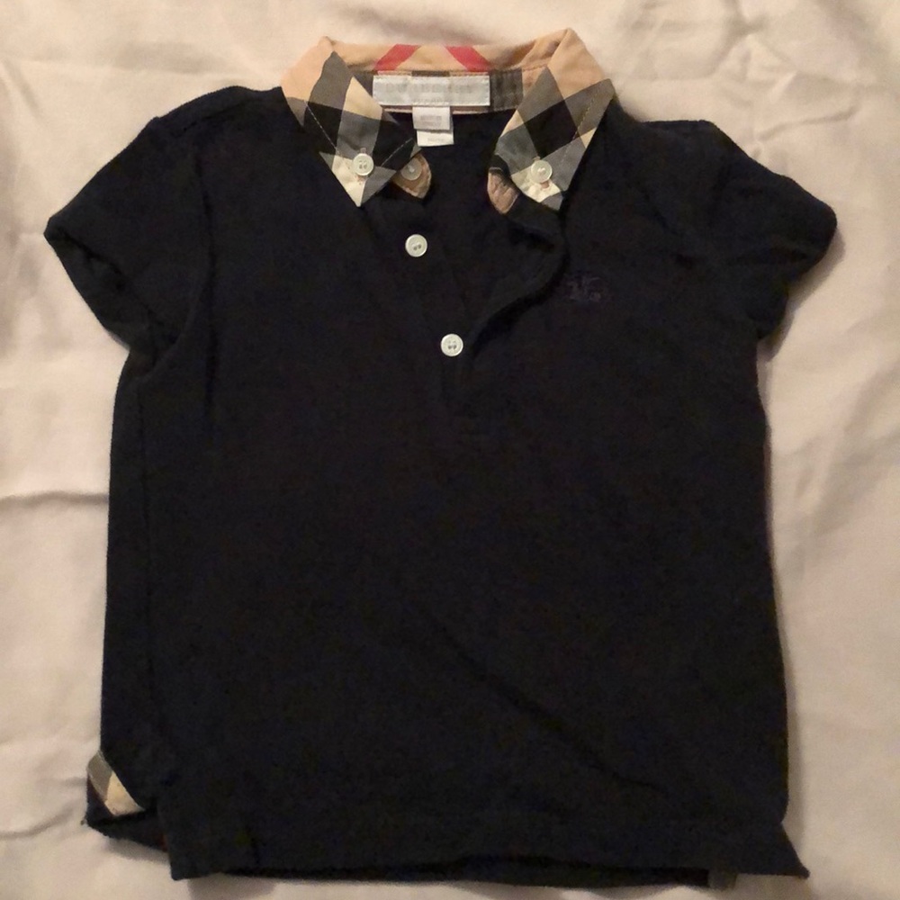 Toddler Boys 18 month Burberry Navy Blue Polo